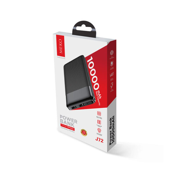 J72 10000mAh Type C Power Bank - Image 3