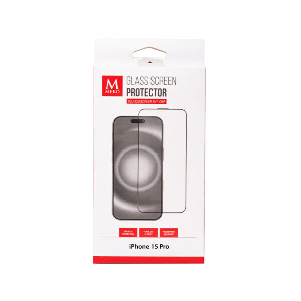 Full Cover Glass Screen Protector for iPhone 15 Pro