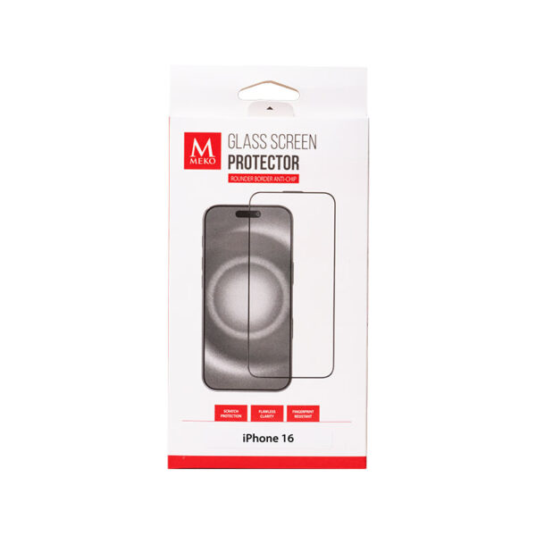 Full Cover Glass Screen Protector for iPhone 16
